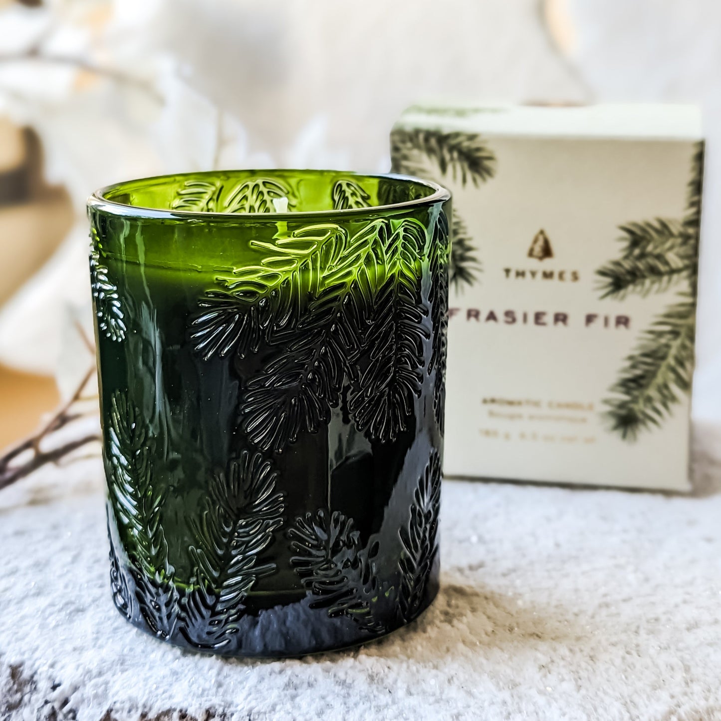 Thymes Frasier Fir Candle, Green