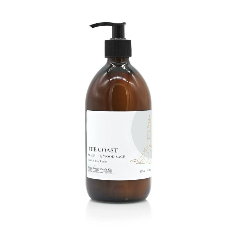 The Coast - Sea Salt and Wood Sage Hand and Body Lotion: 300ml