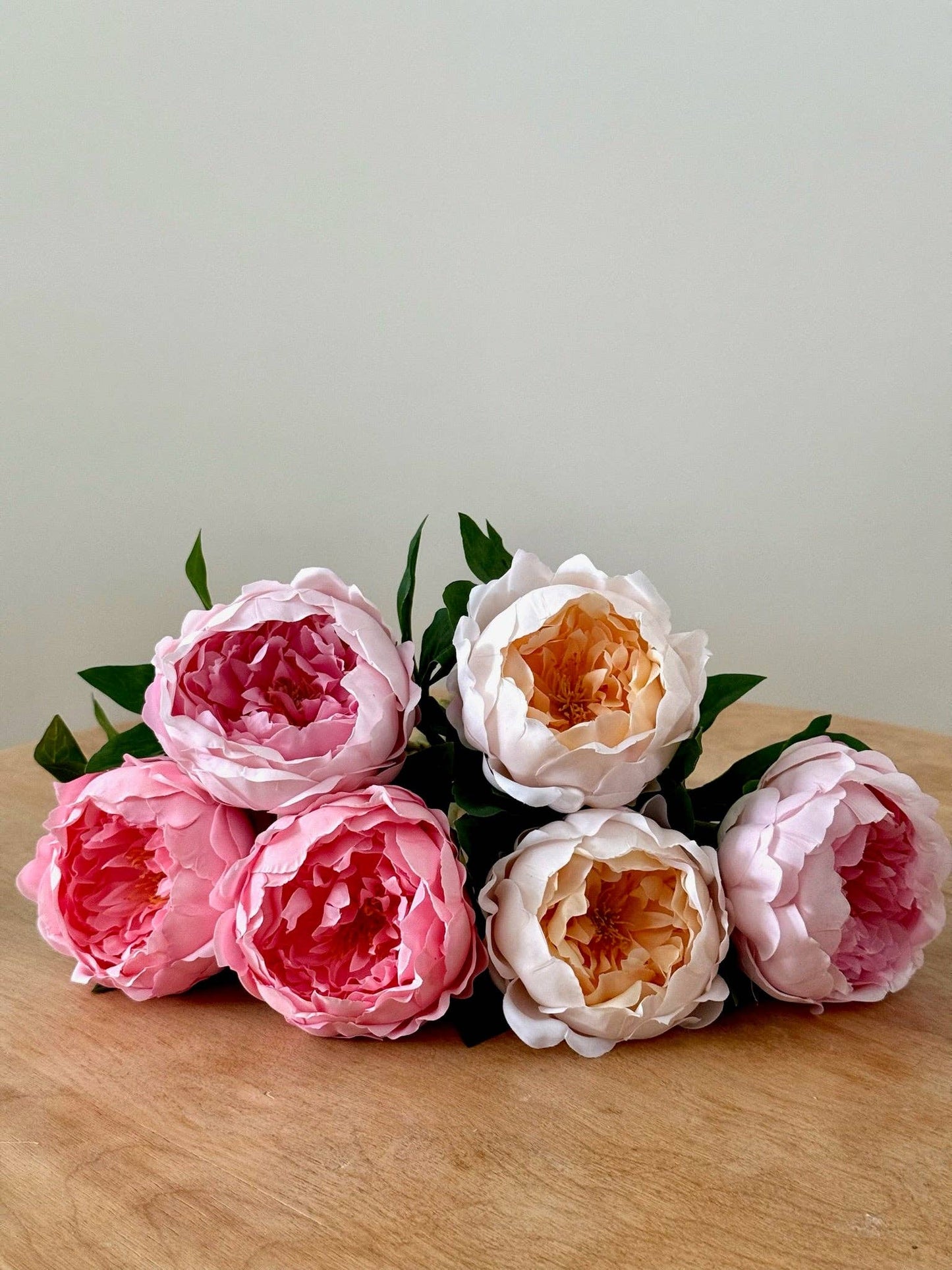 Real Touch Garden Peony: Nude Pink