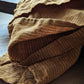 Linen Pinstripe Tea Towel - Ochre