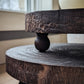 Round Wood Pedestal Stands