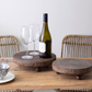 Round Wood Pedestal Stands