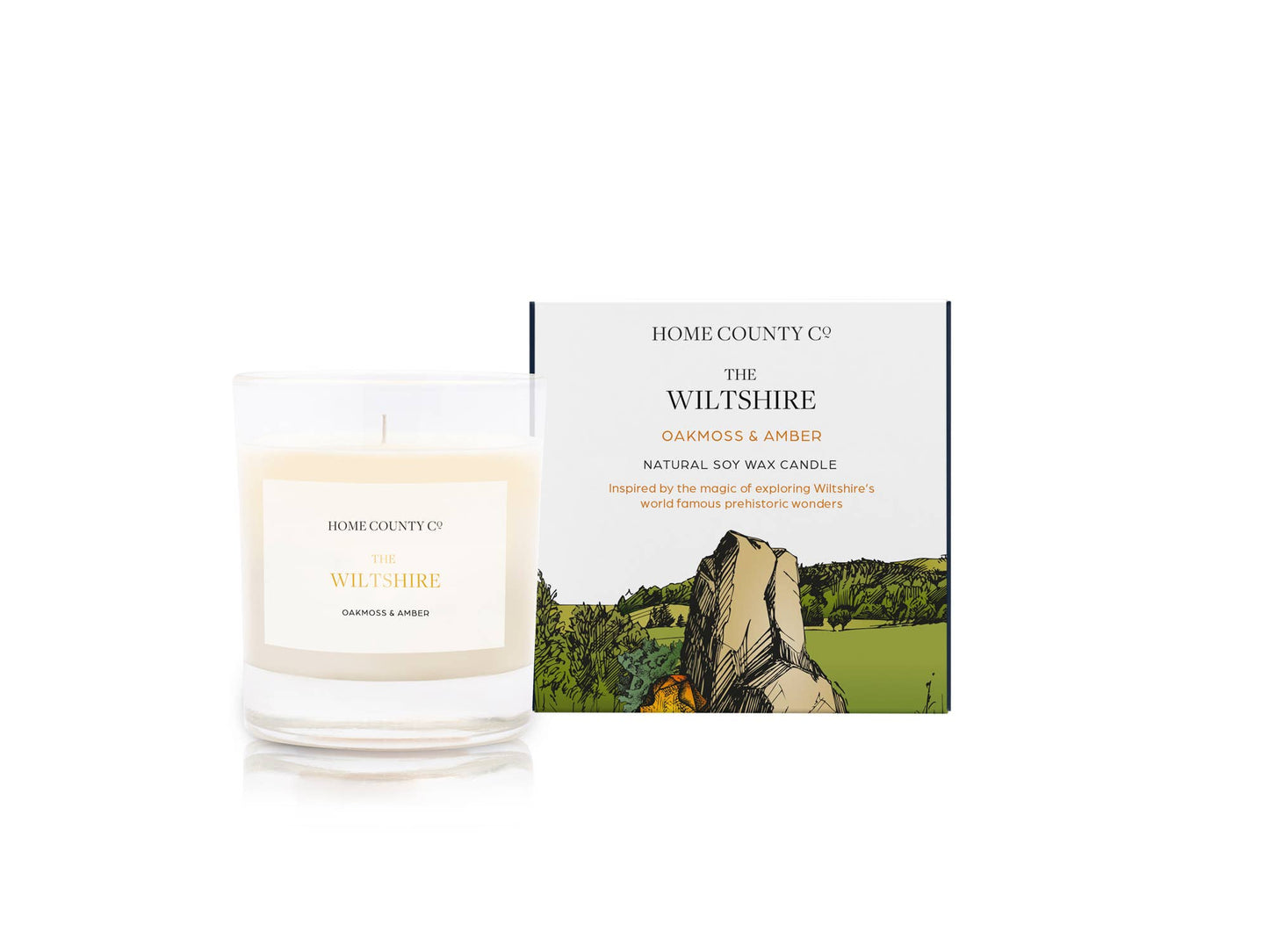 The Wiltshire - Oakmoss and Amber Soy Candle