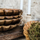 Scalloped Mango Wood Bowl