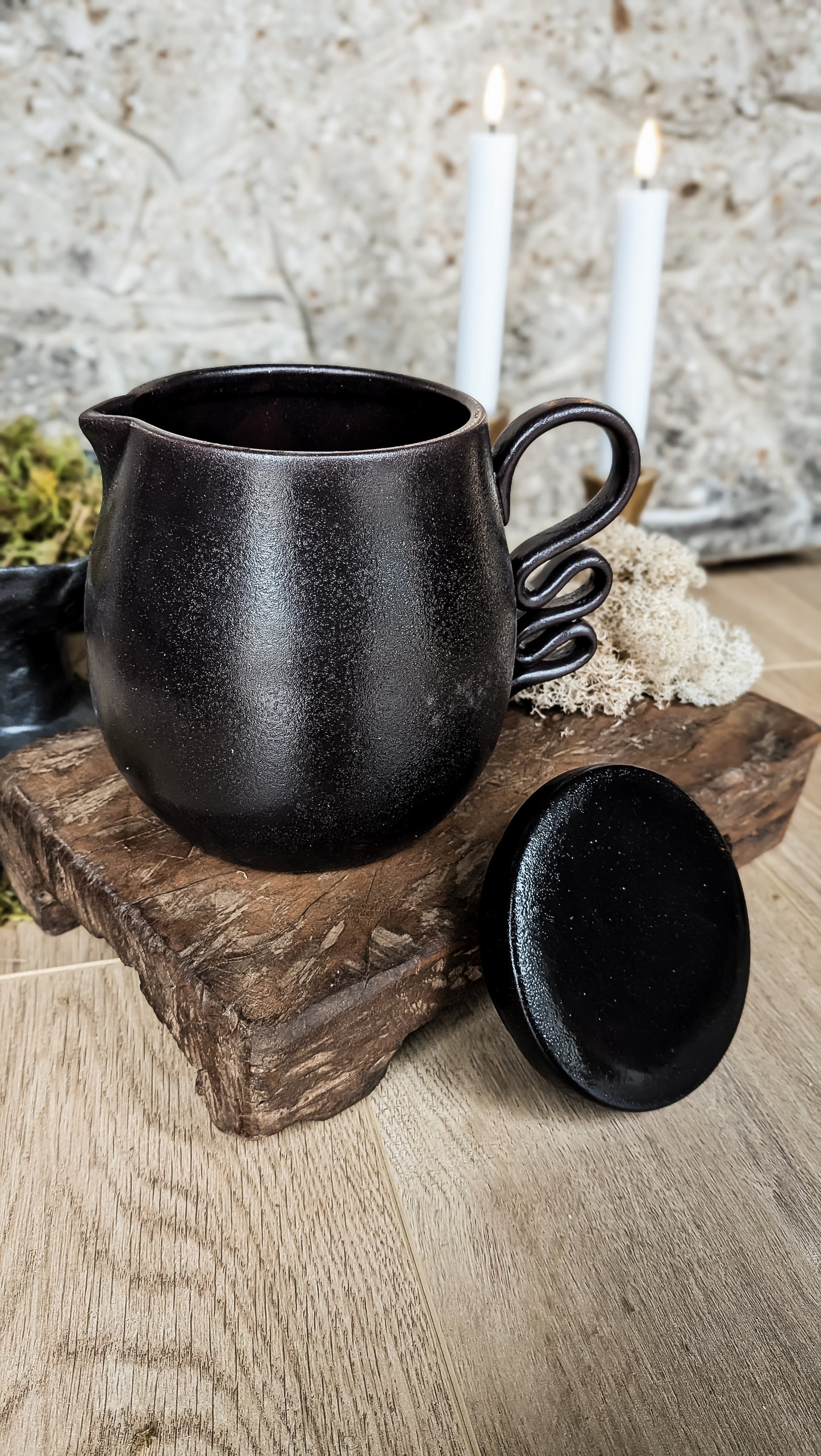 Quart Stoneware Pitcher
