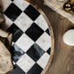 Marble Checkered Lazy Susan
