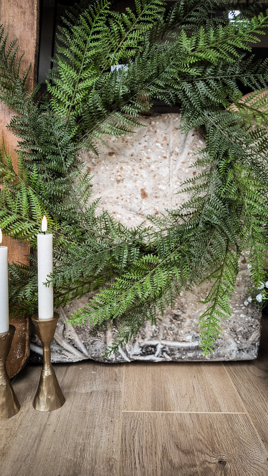 Lace Fern Wreath