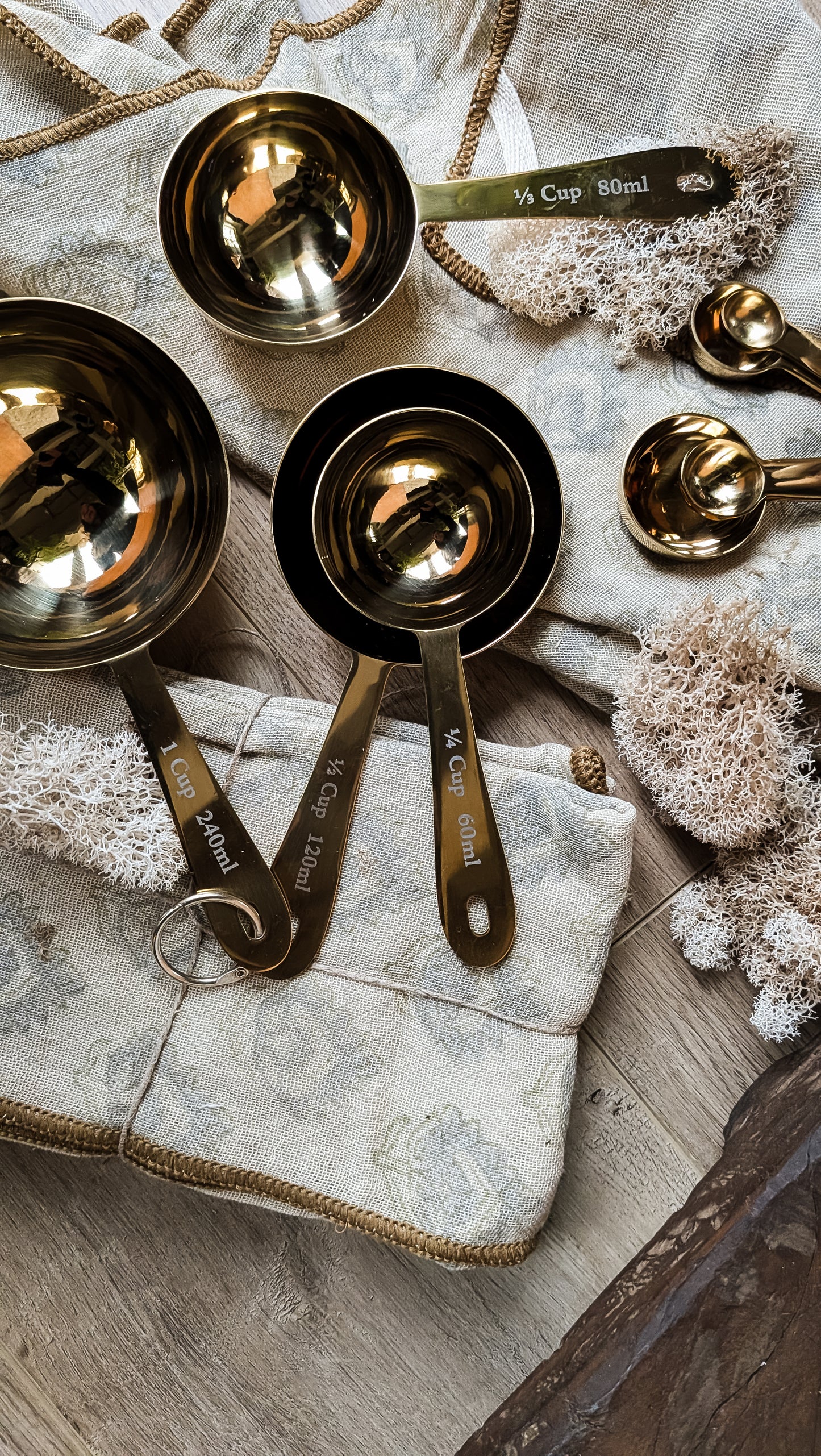 Gold Measuring Cups
