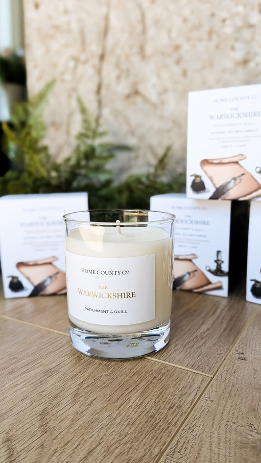 The Warwickshire - Parchment and Quill Candle