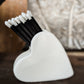 Stoneware Heart Match Striker