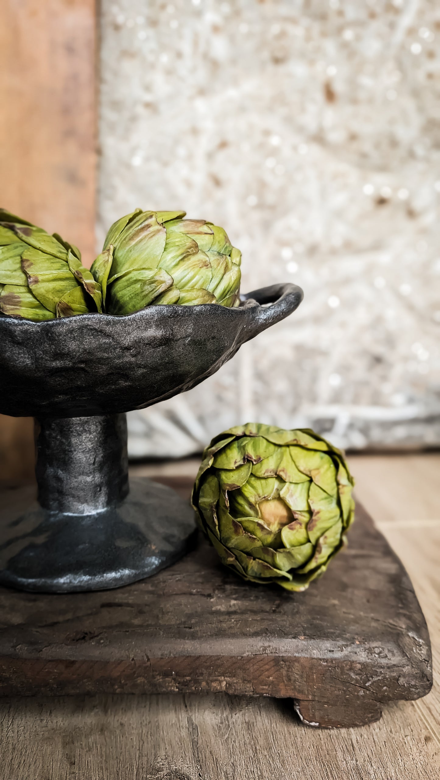 Footed Handle Dish