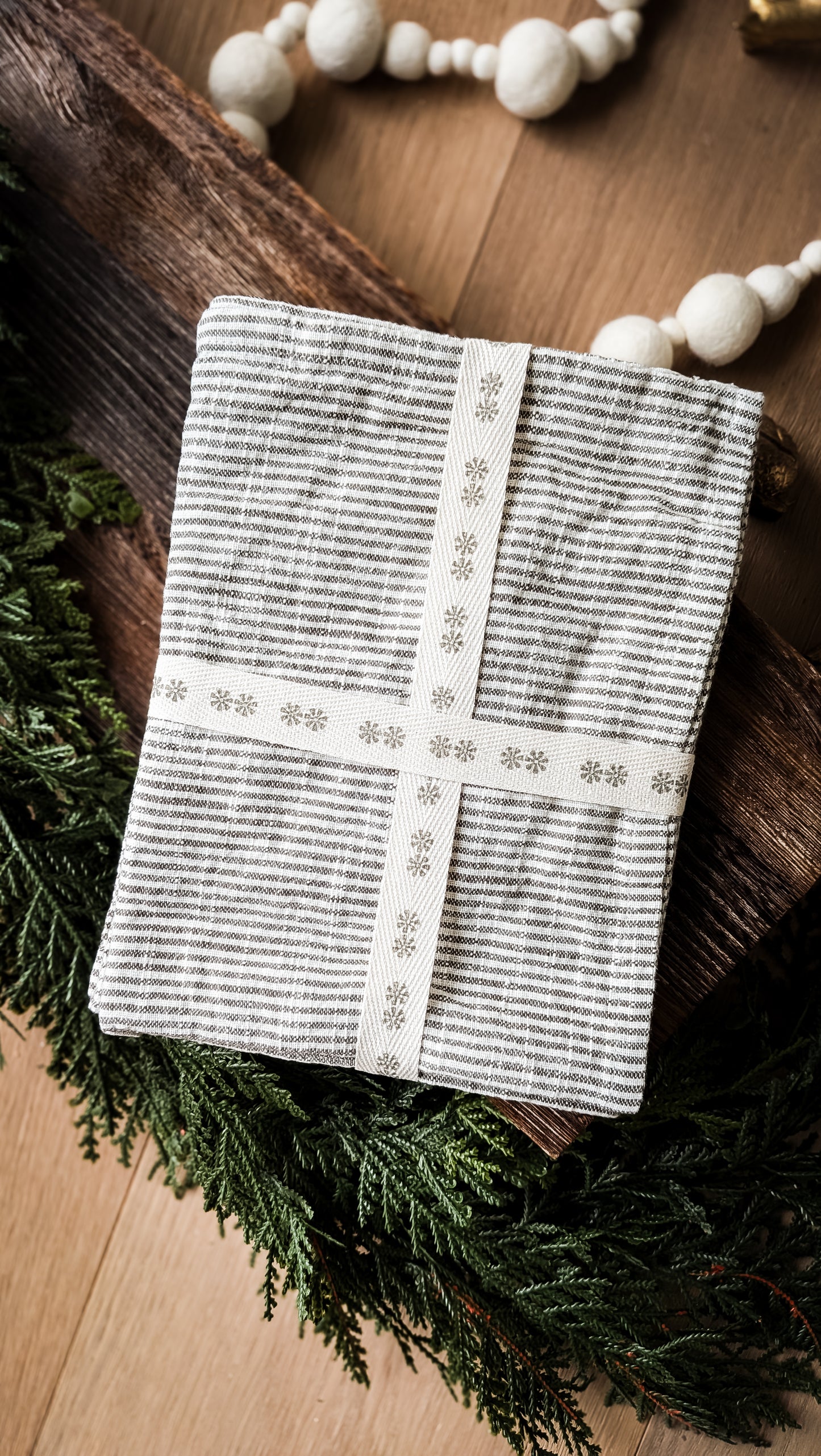 Chef Stripe Kitchen Towels, Set of 2