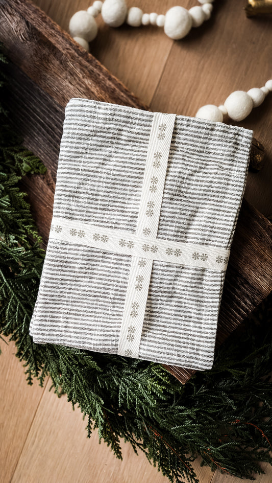 Chef Stripe Kitchen Towels, Set of 2