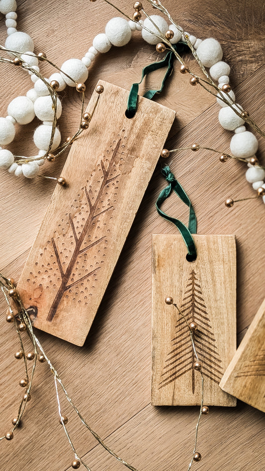 Etched Tree Serving Boards