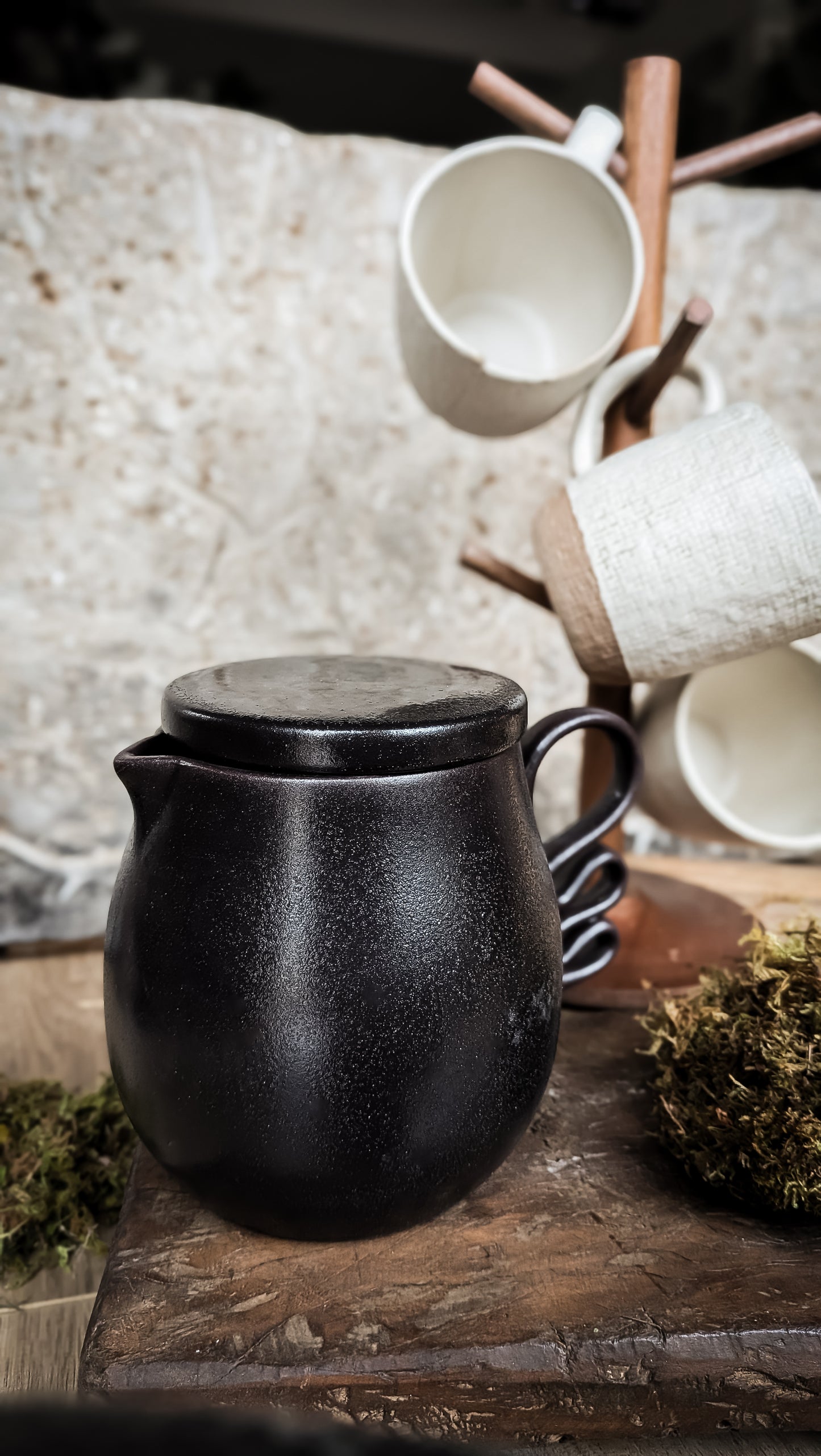 Quart Stoneware Pitcher