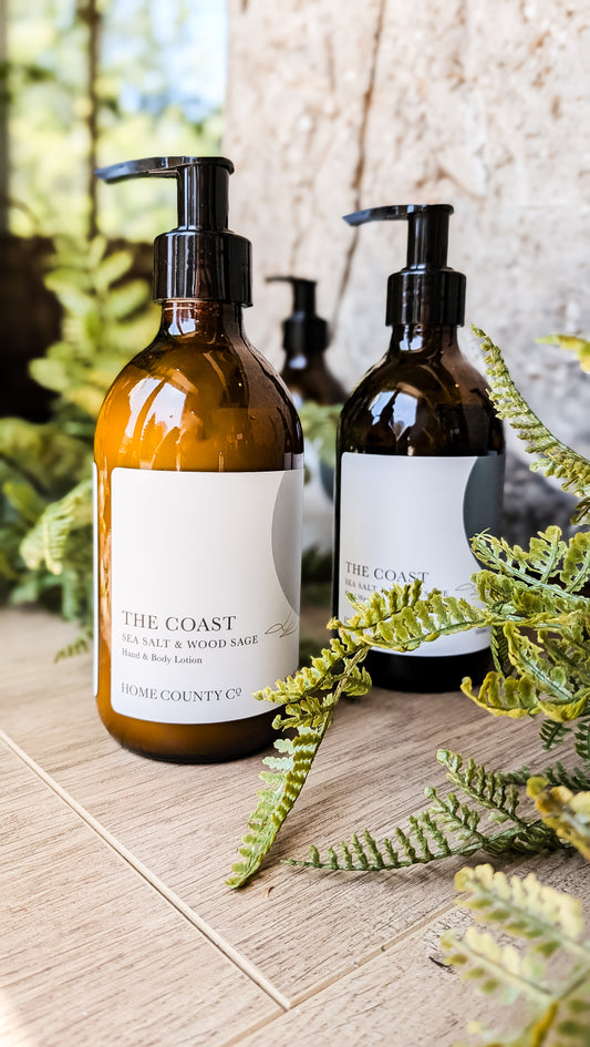 The Coast - Sea Salt and Wood Sage Hand and Body Lotion: 300ml