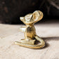 Gold Cast Mouse Hug