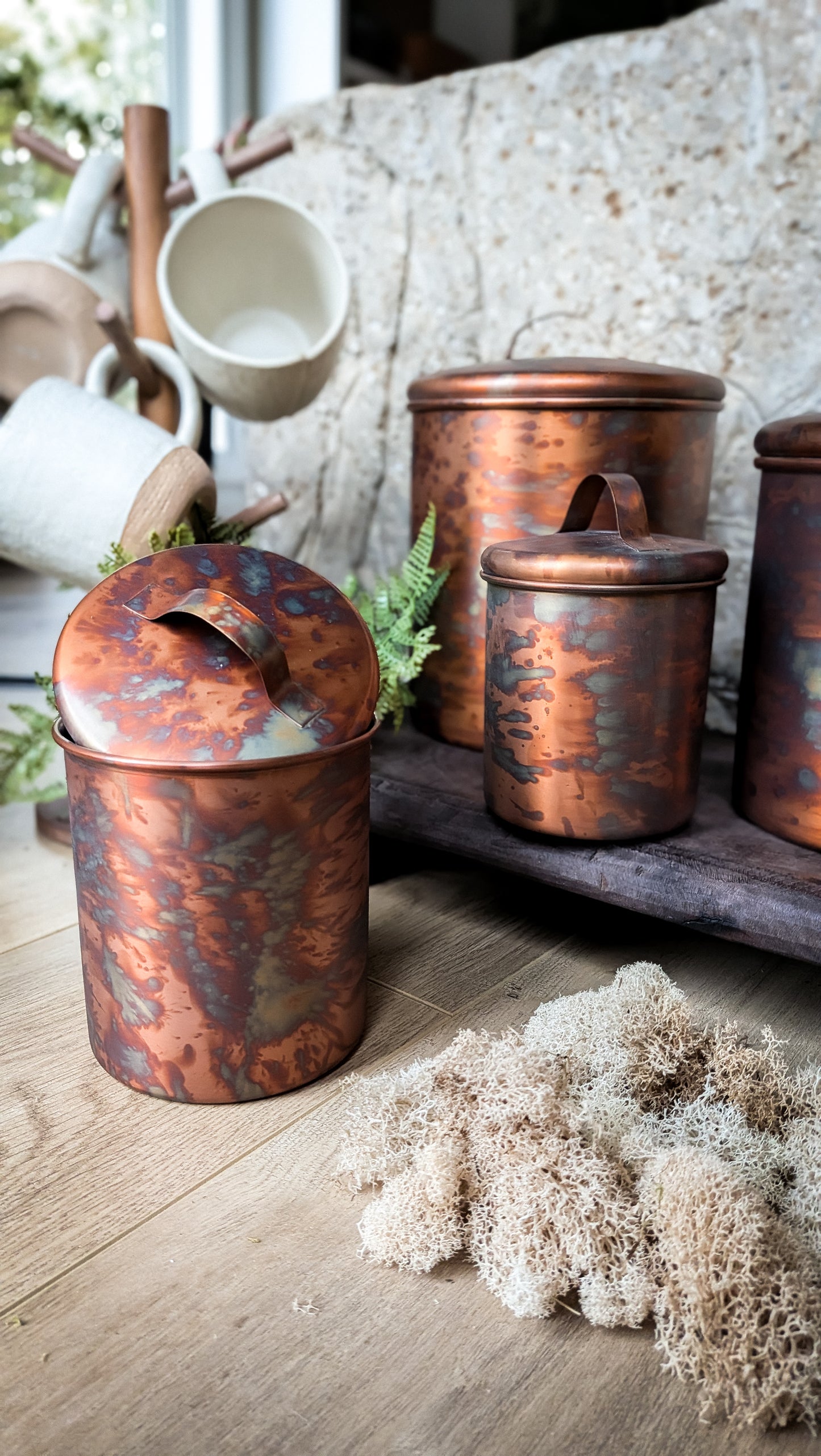Burnished Canister Set