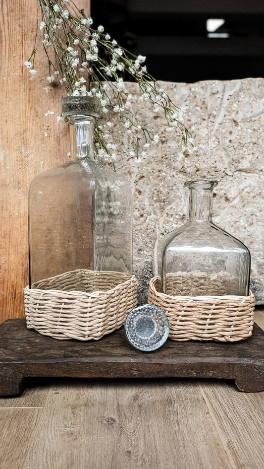 Hammered Glass Decanter
