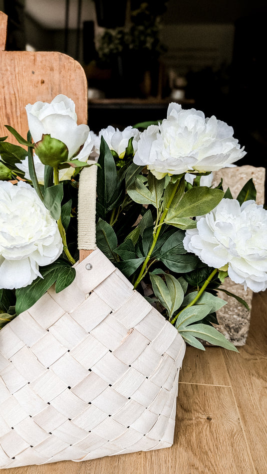 Full Bloom Peony Bush, White