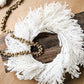 Snowy Winter Cedar Wreath