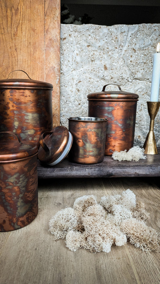 Burnished Canister Set