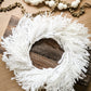 Snowy Winter Cedar Wreath