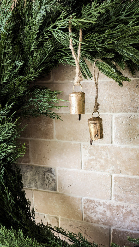 Barrel Brass Inspired Bell Ornament