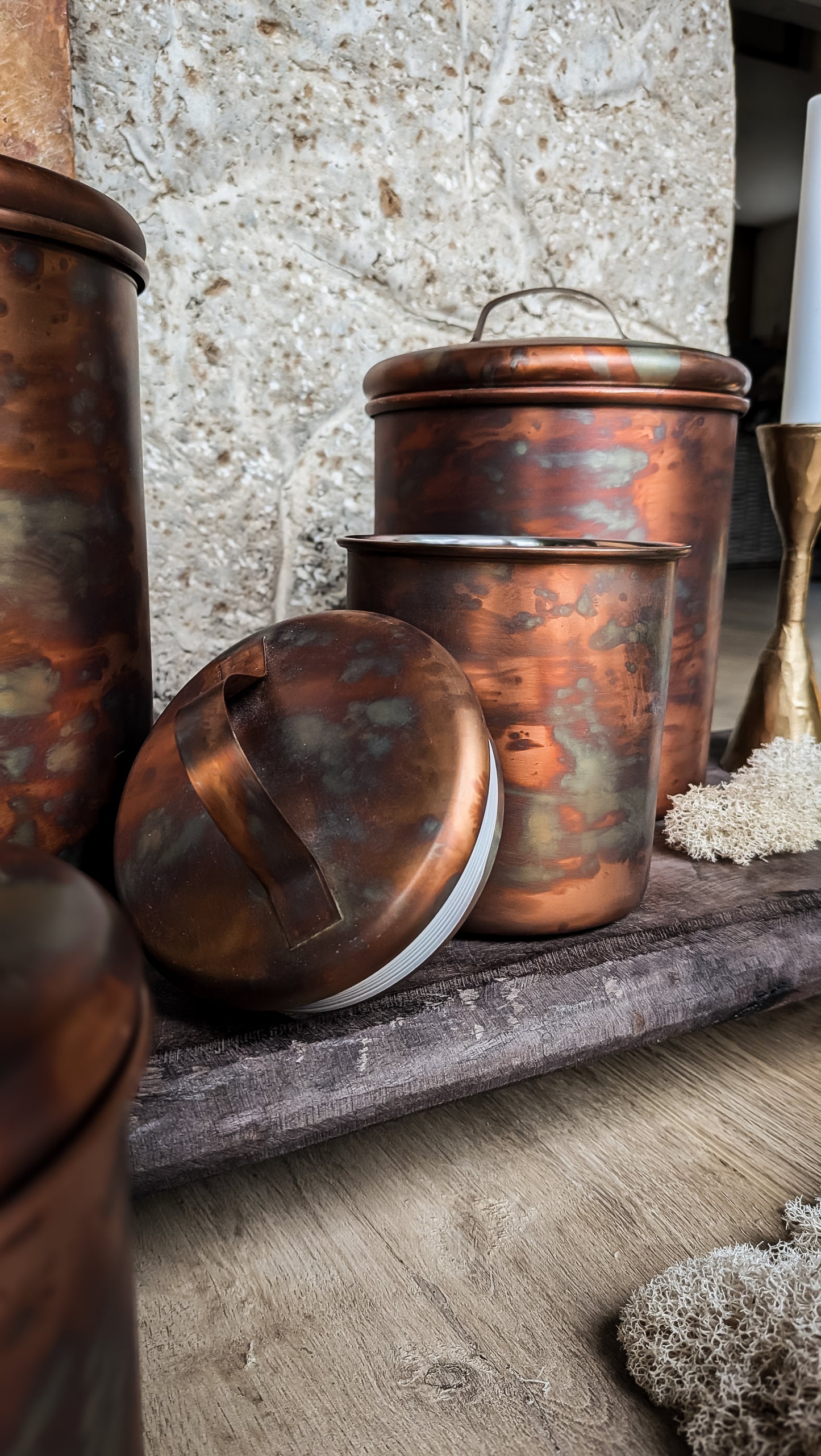 Burnished Canister Set