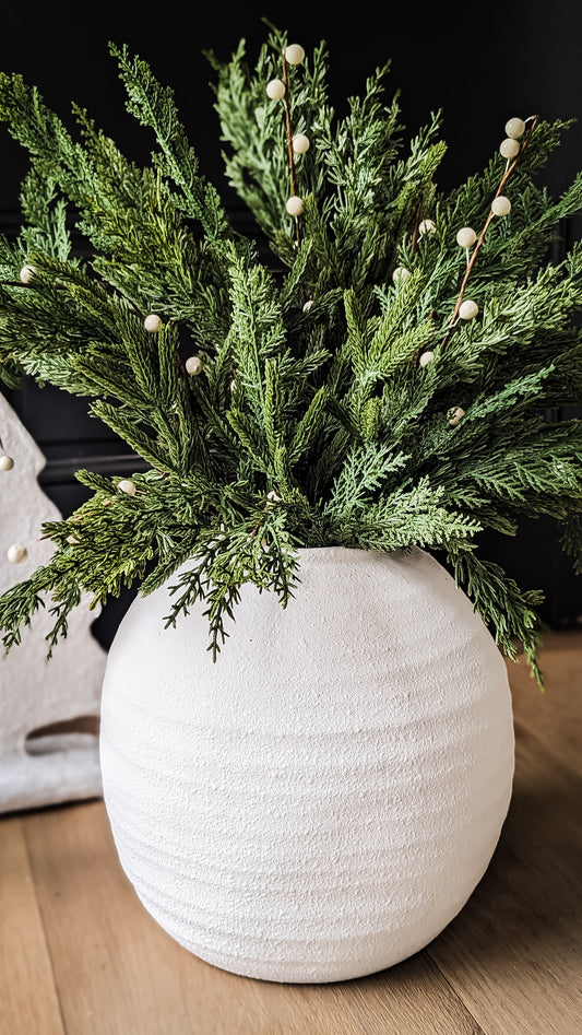 White Plum Berry Stems