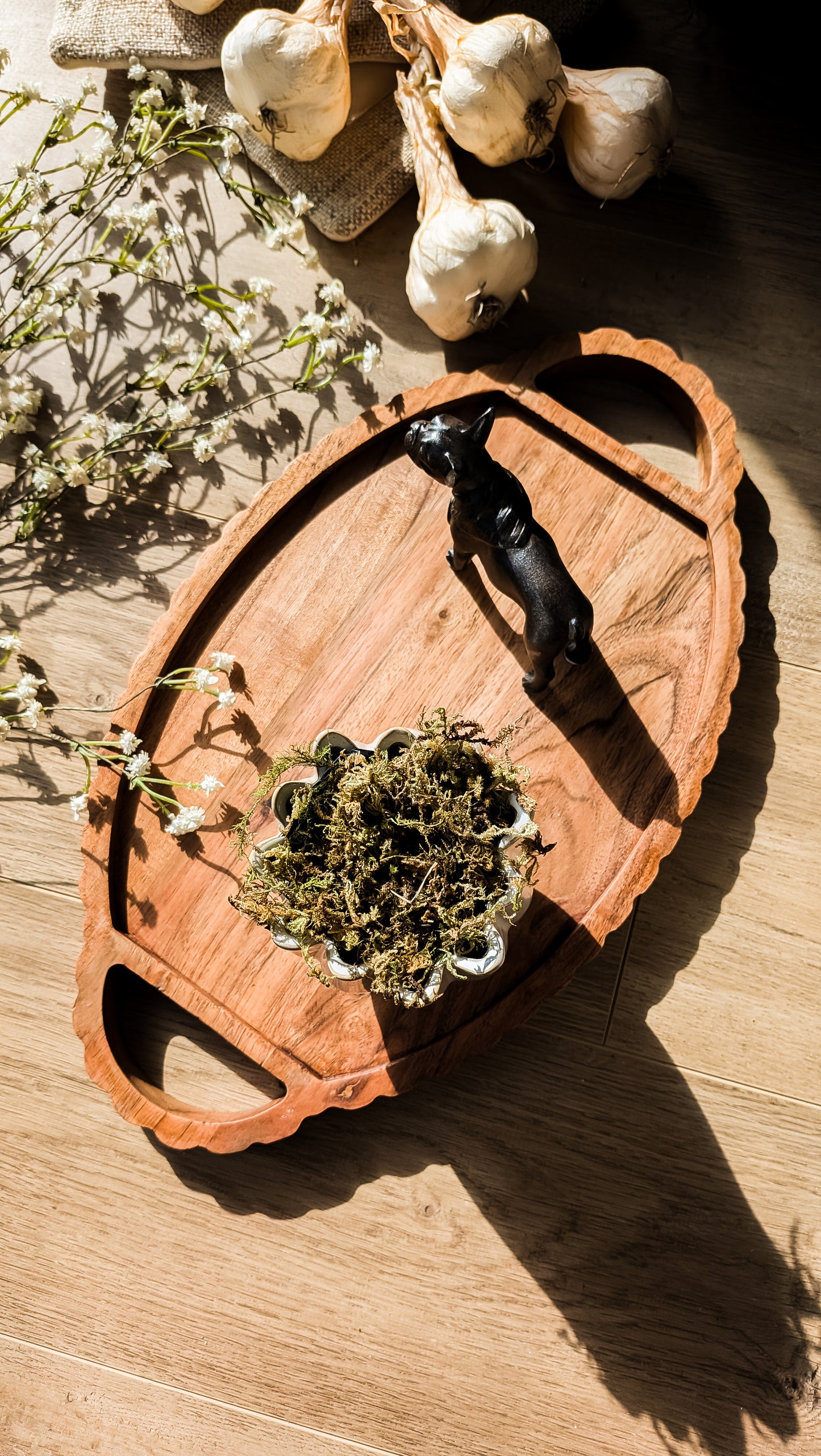 Scalloped Tea Tray