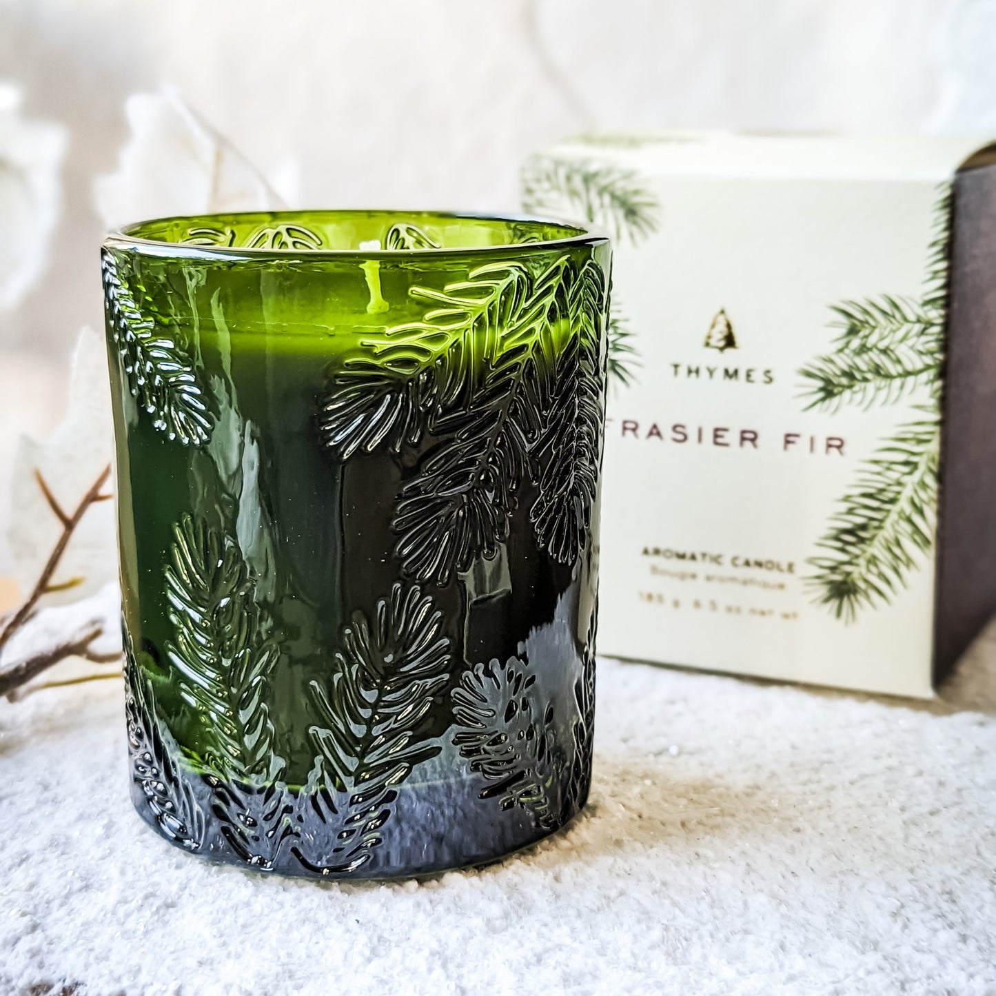 Thymes Frasier Fir Candle, Green