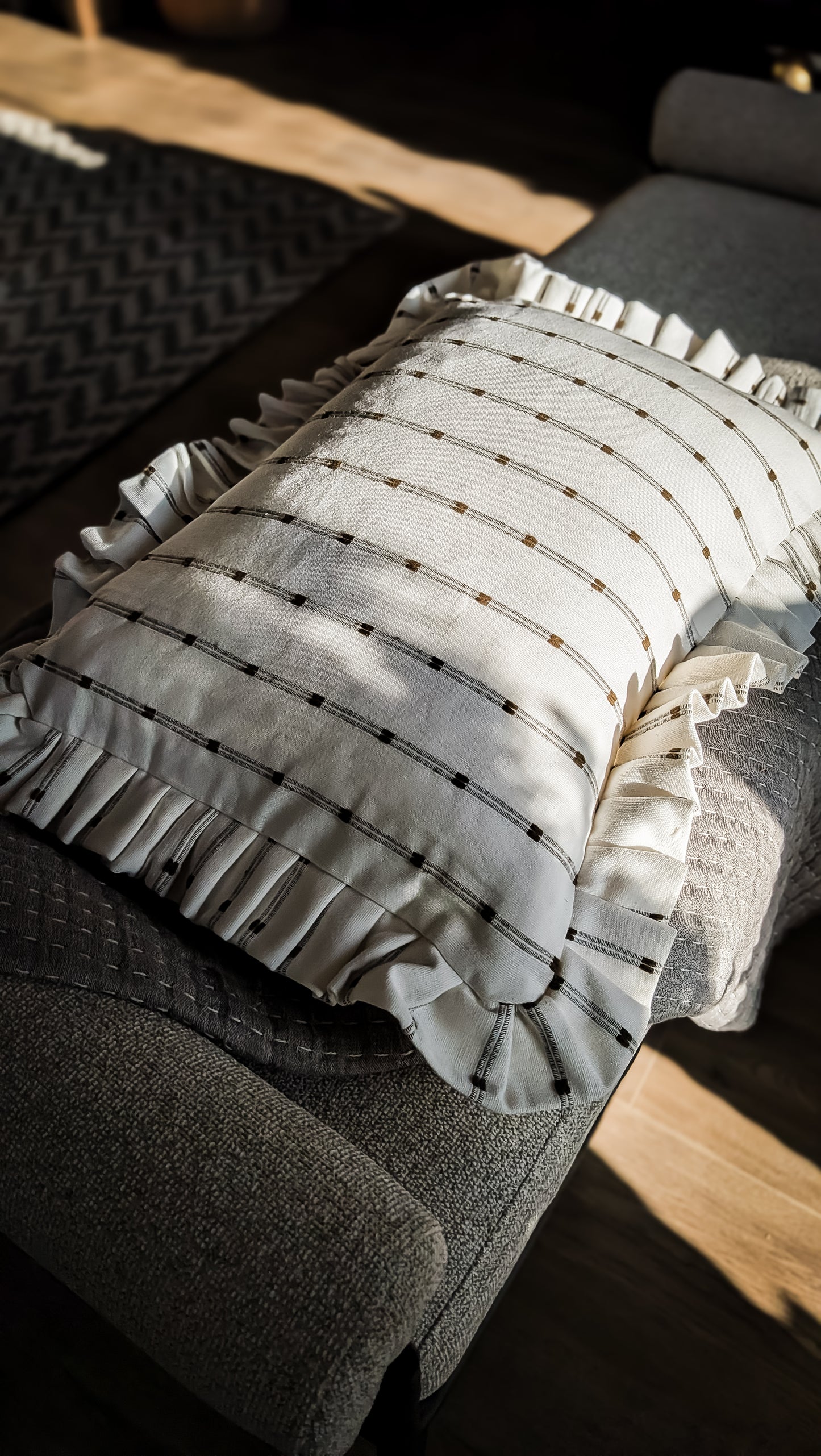 White Olive Throw Pillow