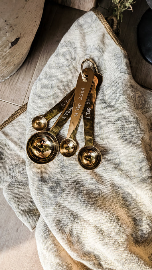 Gold Measuring Spoons