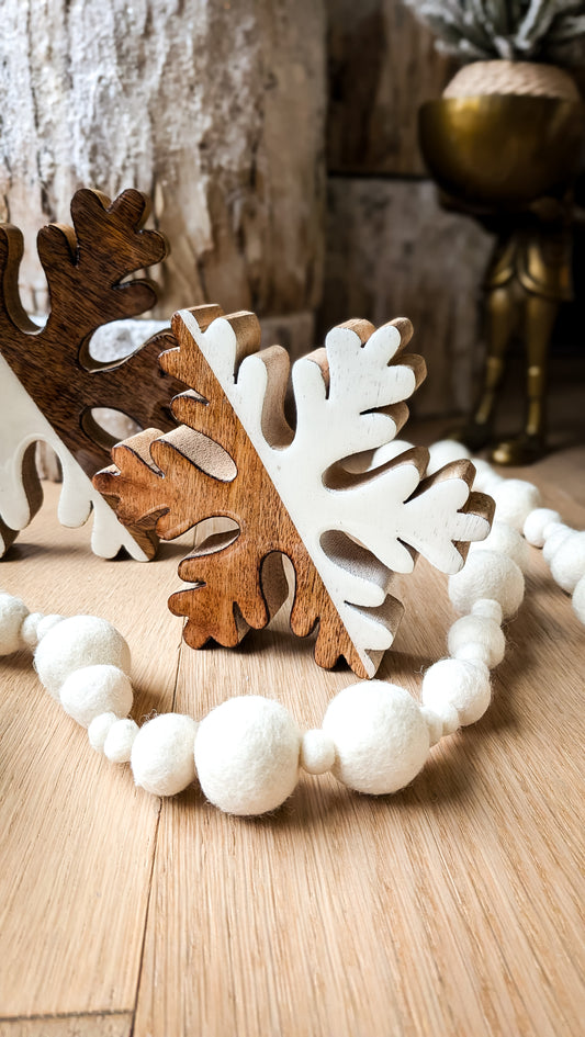 Mixed Enamel Snowflakes