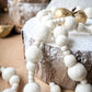 White Wool Garland