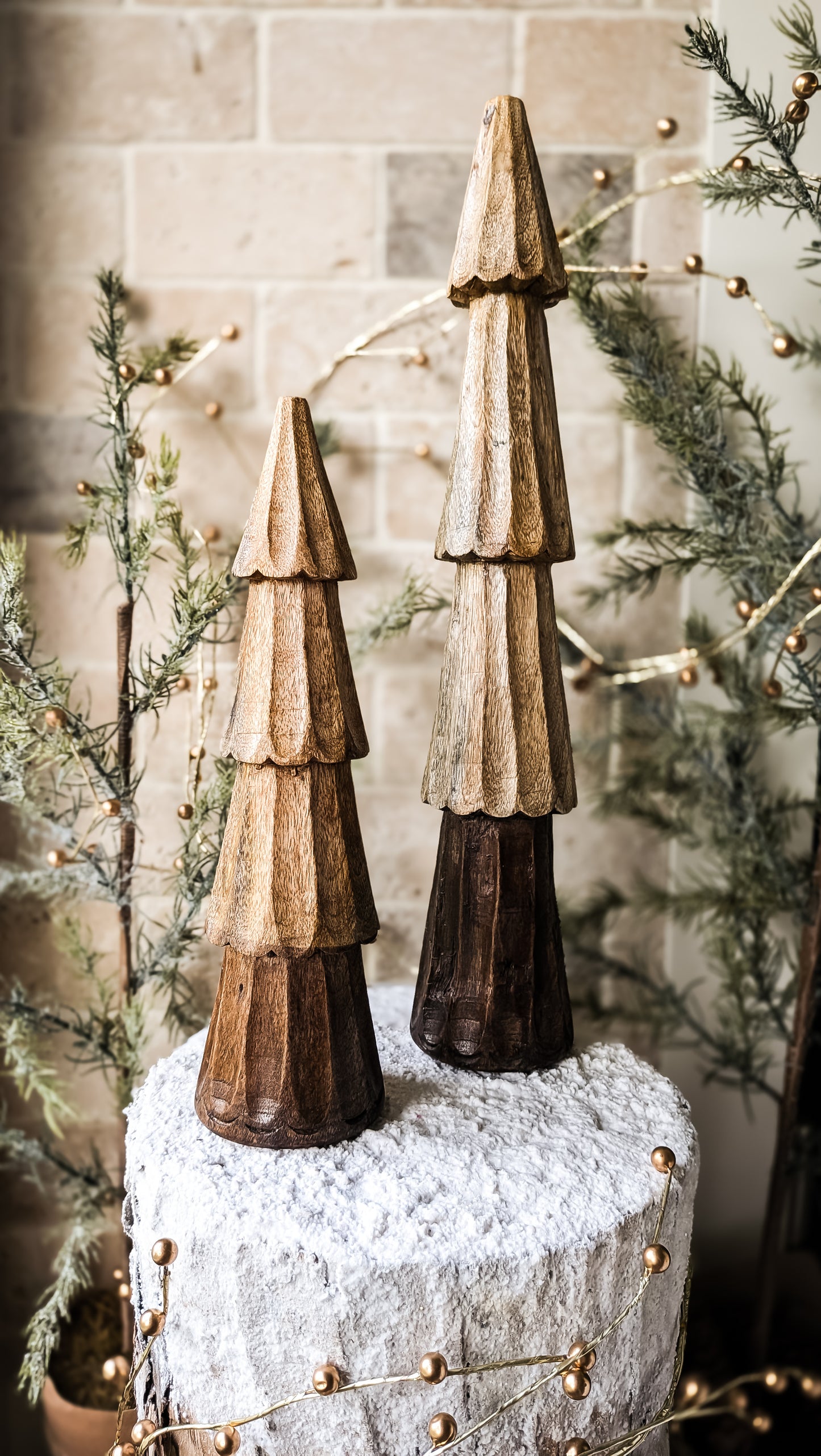 Elena Christmas Trees, Two-Tone