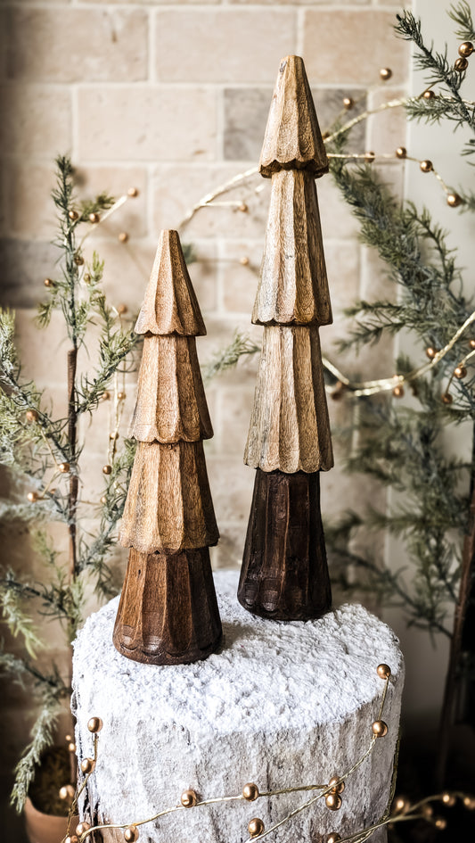 Elena Christmas Trees, Two-Tone