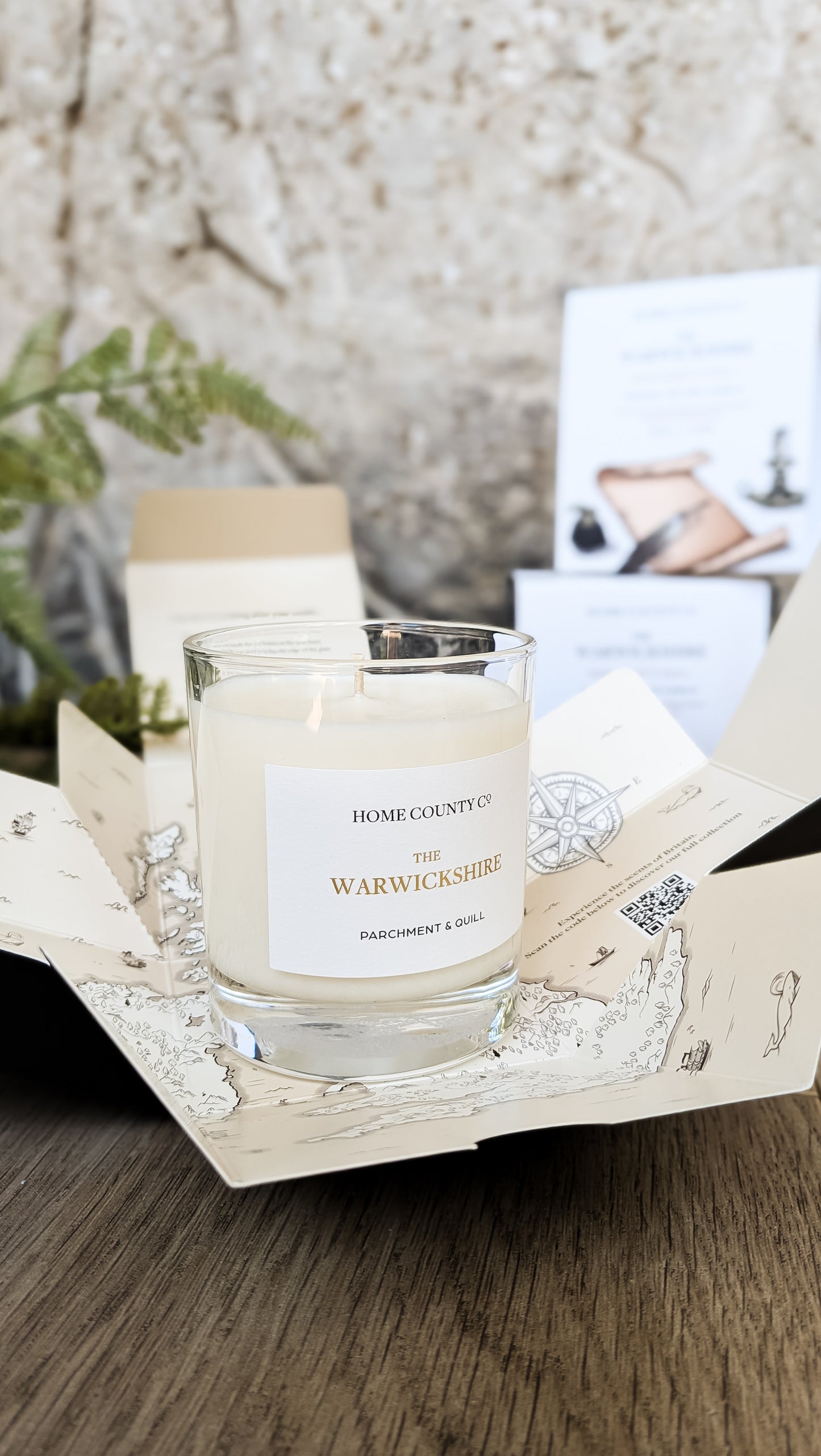 The Warwickshire - Parchment and Quill Candle