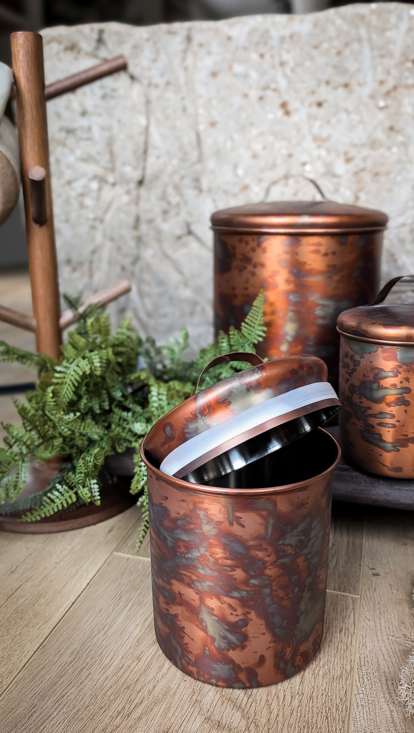 Burnished Canister Set
