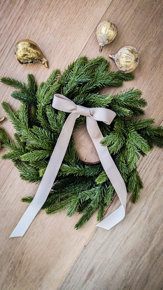Fresh Touch Spruce Wreath Ring, 14"